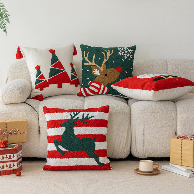 Christmas themed pillows for home decor living room sofas holiday home decor