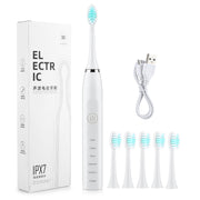 Smart Sonic Electric Toothbrush 5 Modes 4 Gears Tooth Cleaning Home USB Charging Adult Toothbrush Set