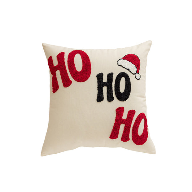 Christmas themed embroidered pillows home decor living room sofas pillows holiday home decor