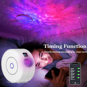 Smart Star Galaxy Laser Projector Starry Sky Stage Lighting Effect for Christmas Party Holiday Work with Alexa Google Home