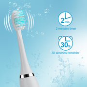 Smart Sonic Electric Toothbrush 5 Modes 4 Gears Tooth Cleaning Home USB Charging Adult Toothbrush Set