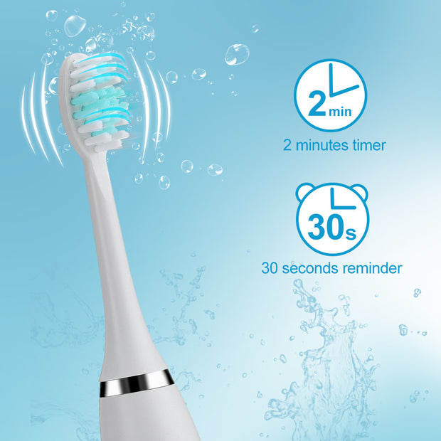 Smart Sonic Electric Toothbrush 5 Modes 4 Gears Tooth Cleaning Home USB Charging Adult Toothbrush Set