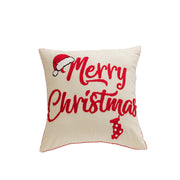 Christmas themed embroidered pillows home decor living room sofas pillows holiday home decor